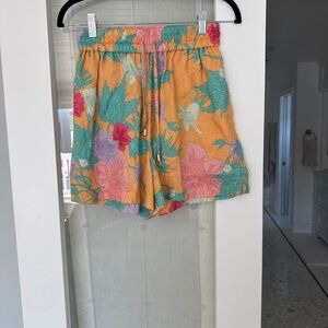 Linen shorts